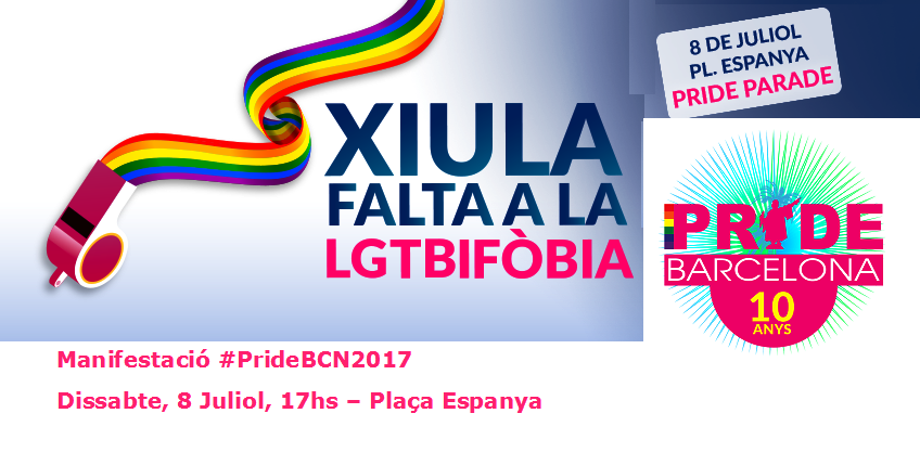 Manifestación #PrideBCN2017