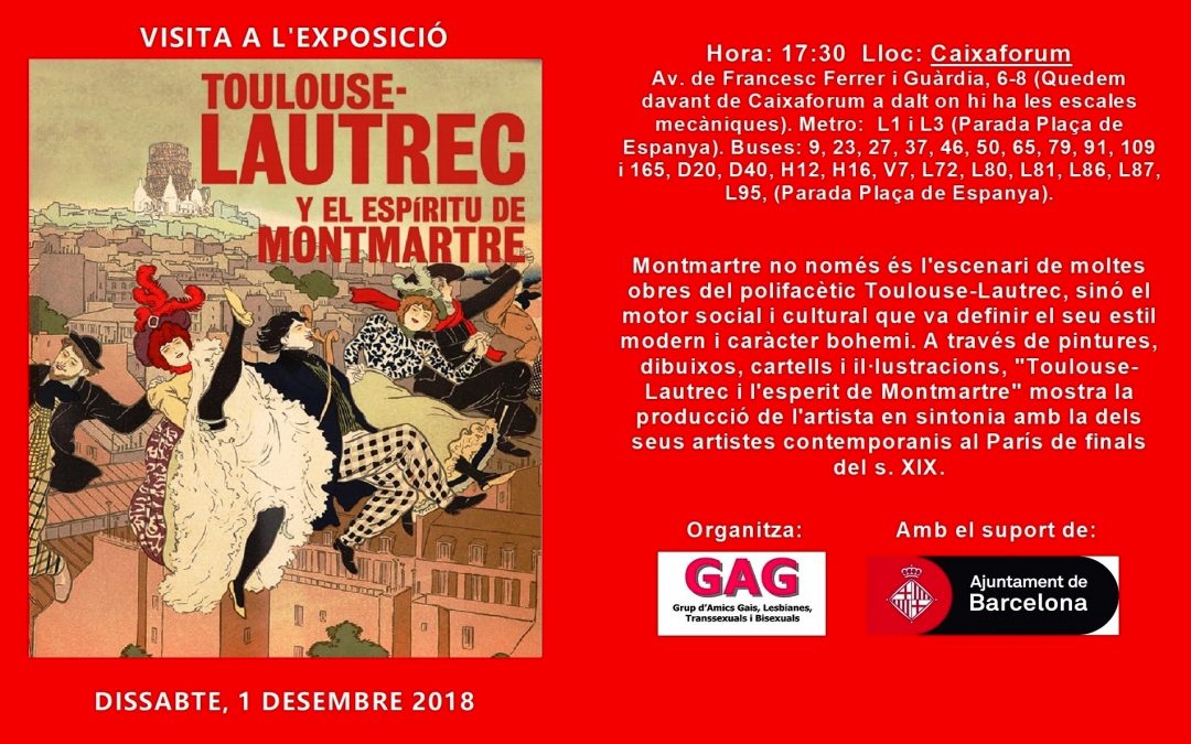 Visita a la Exposición – Toulouse Lautrec – 1 Diciembre