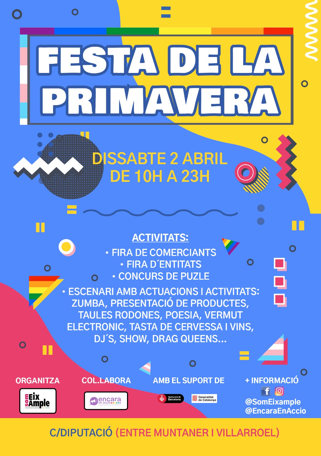 Sábado, 2 de abril: Fiesta de la Primavera