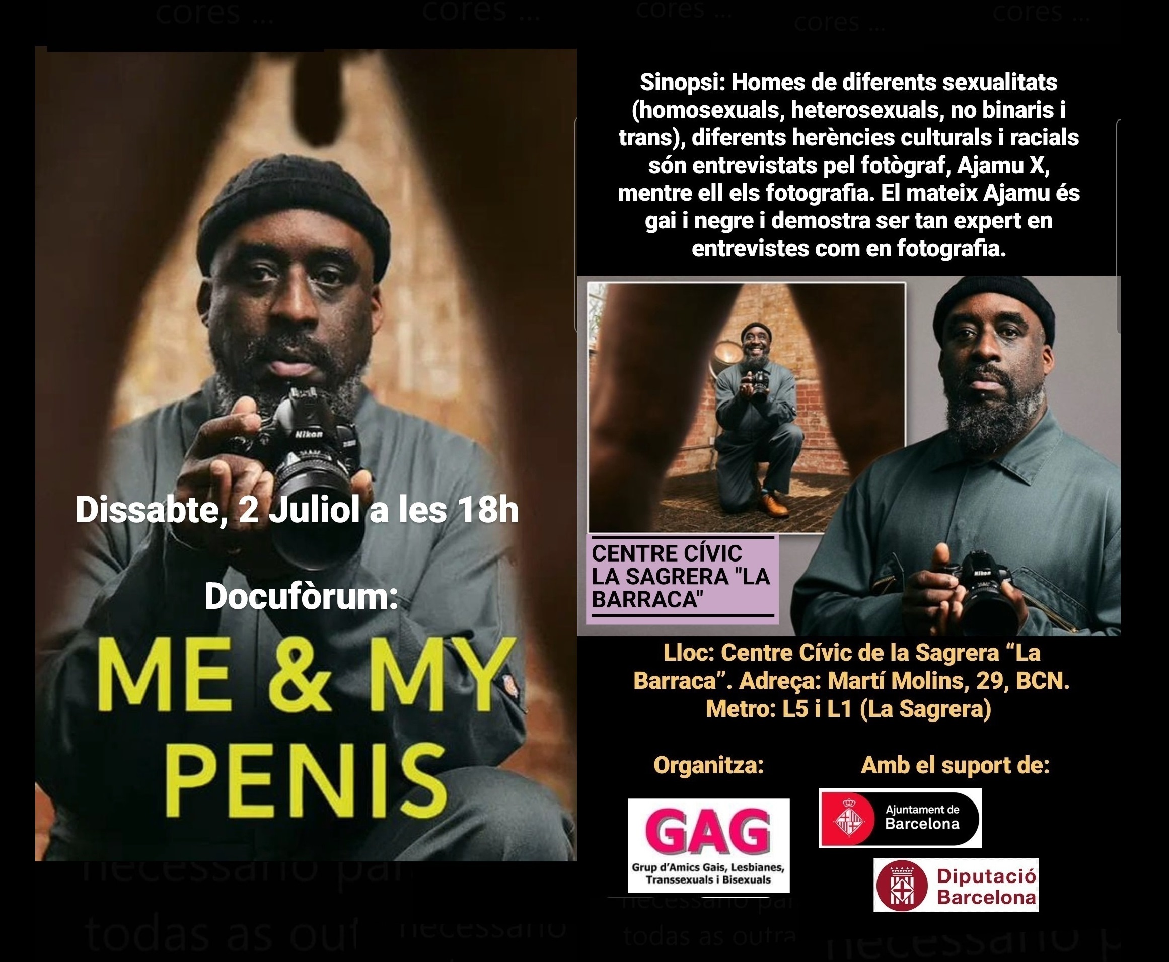 Sábado, 2 de julio a las 18h: Docufórum «Me & My Penis»