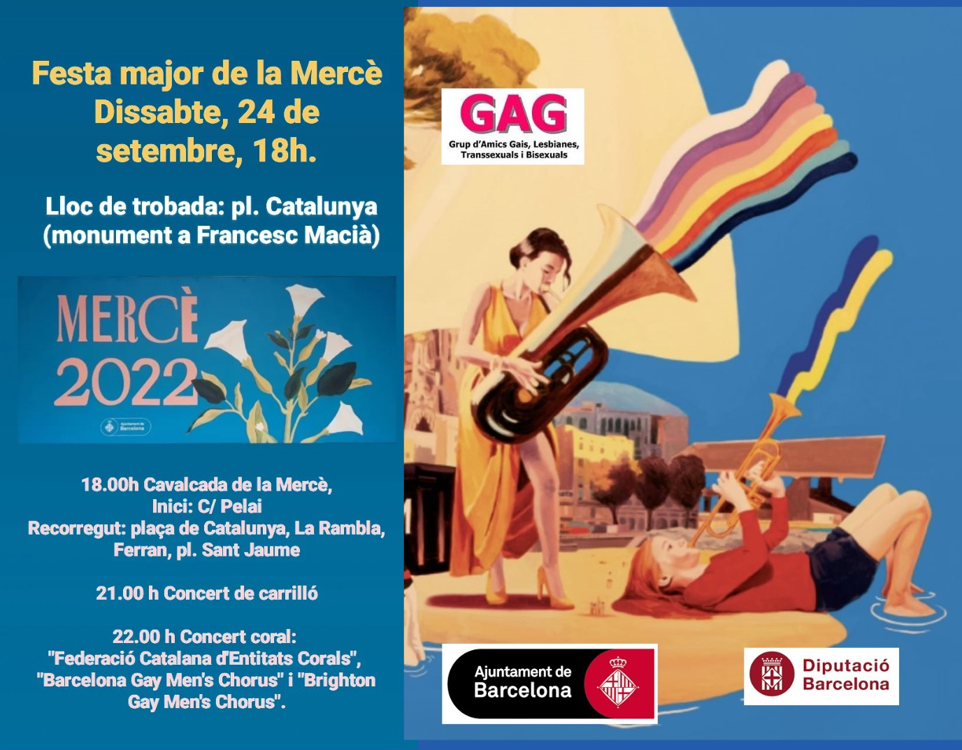 Sábado, 24 de septiembre, 18h – Fiesta mayor de la Merced