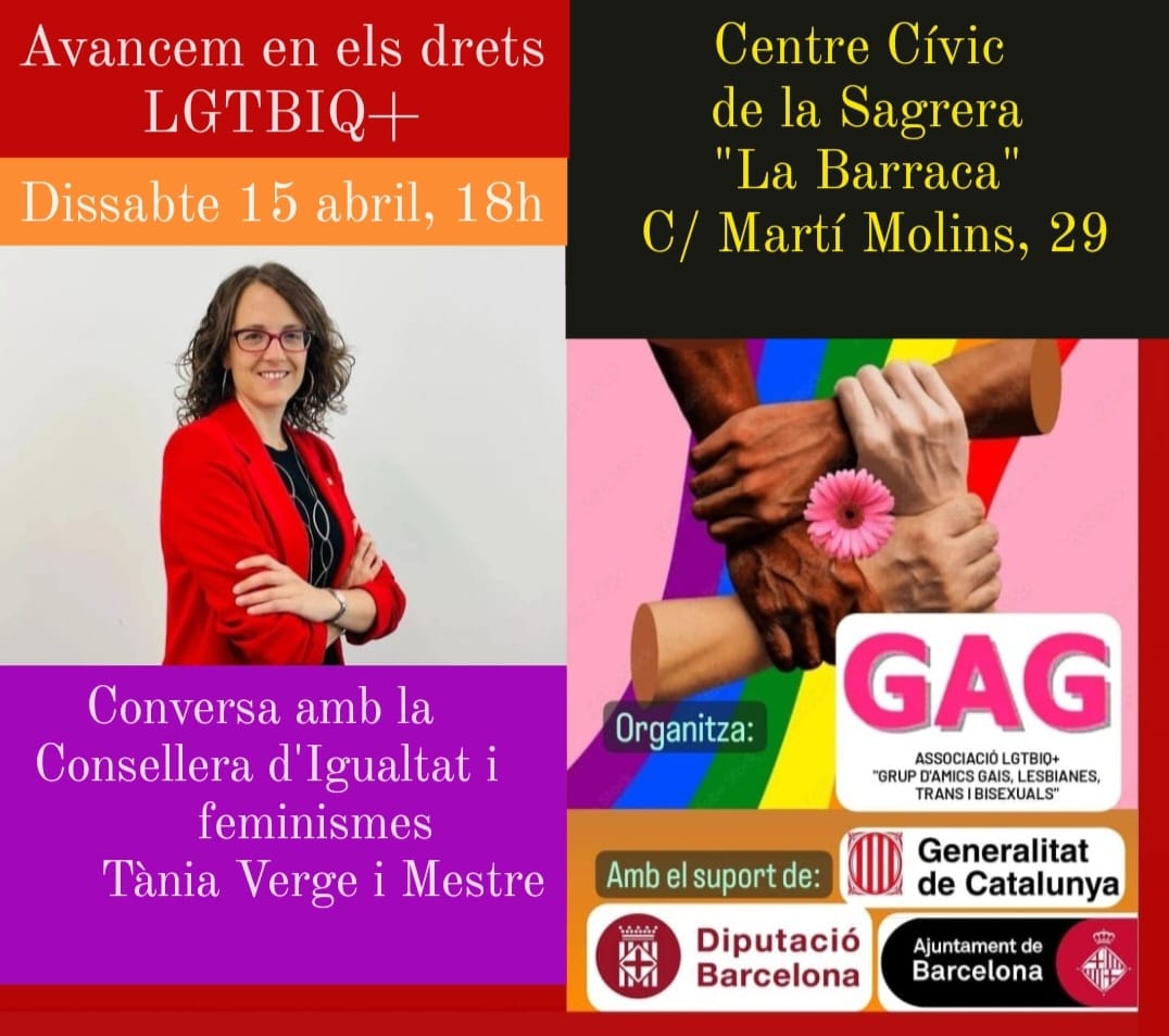 15 d’abril de 18h: Conversa amb Tania Verge