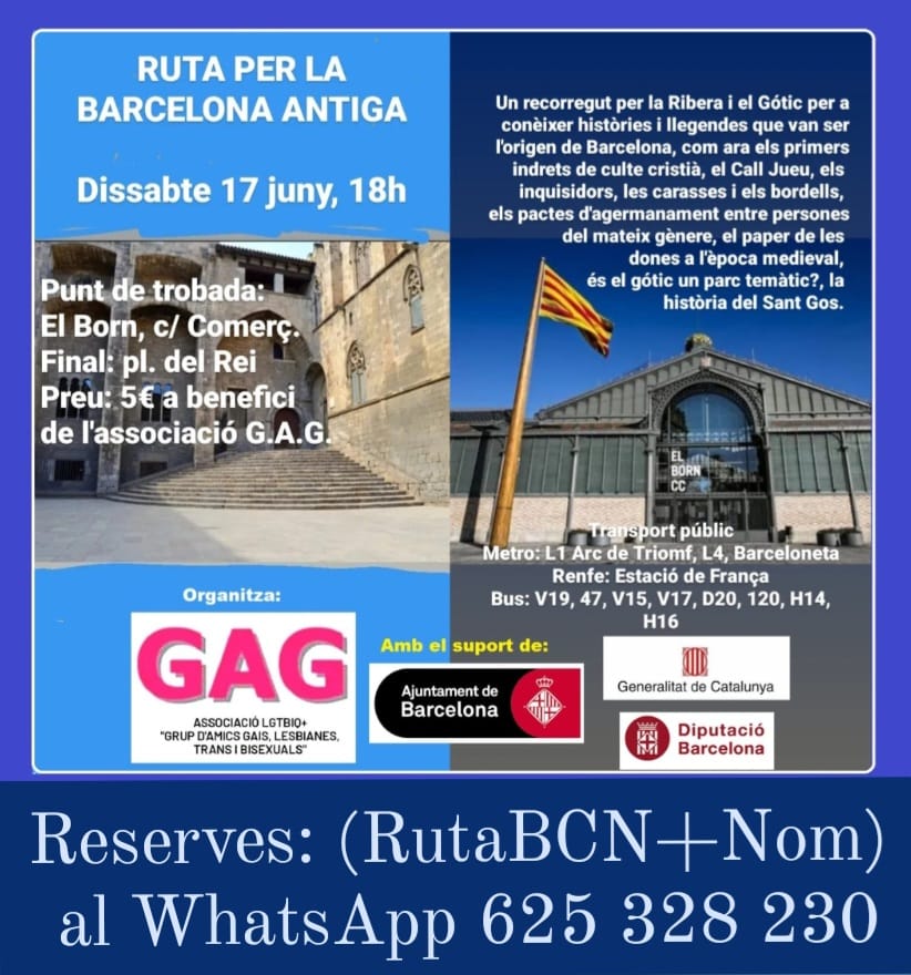 17 de juny a les 18h: Ruta per la Barcelona antiga