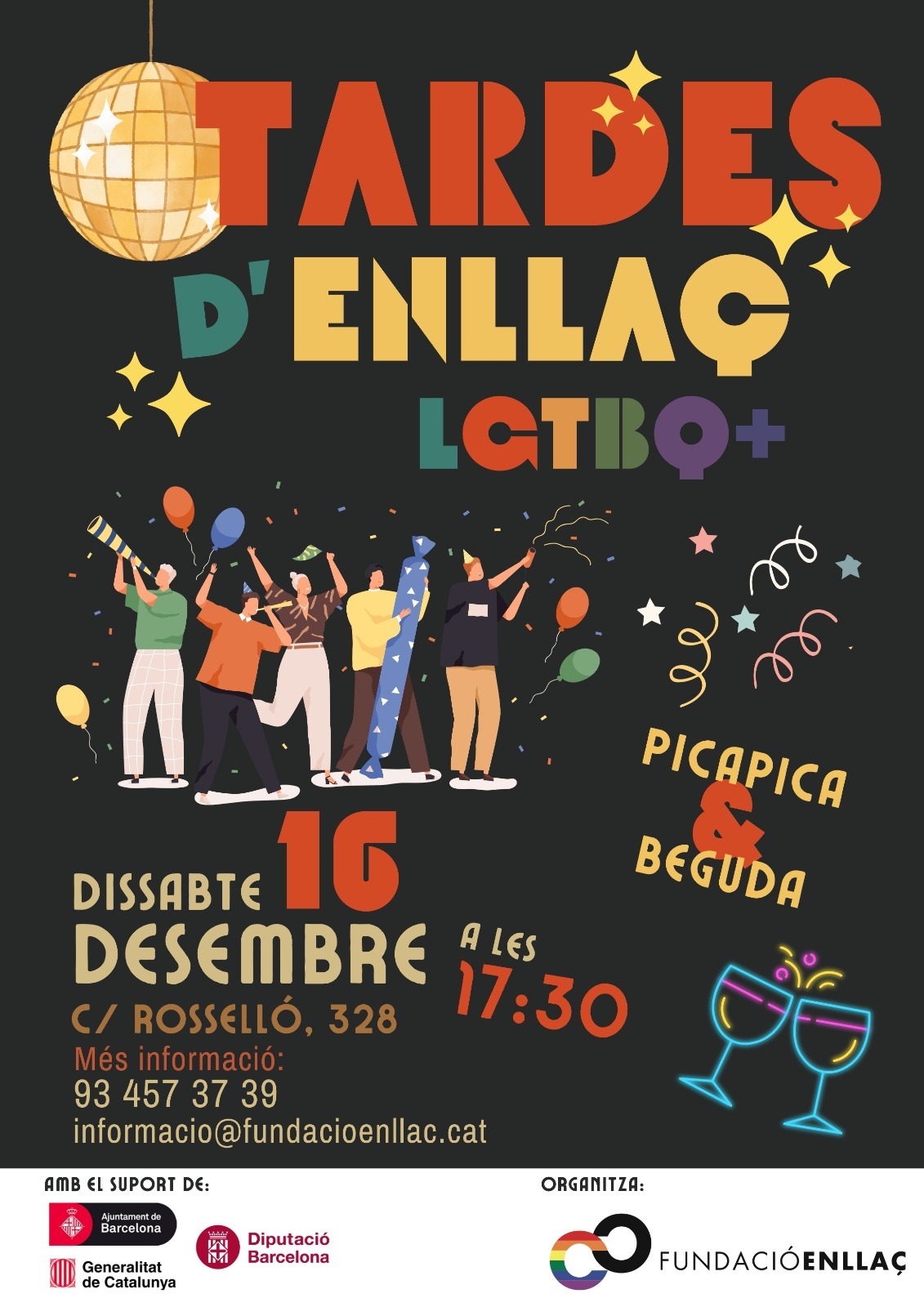 Dissabte, 16 desembre a les 17:30 – Tardes LGTBQ