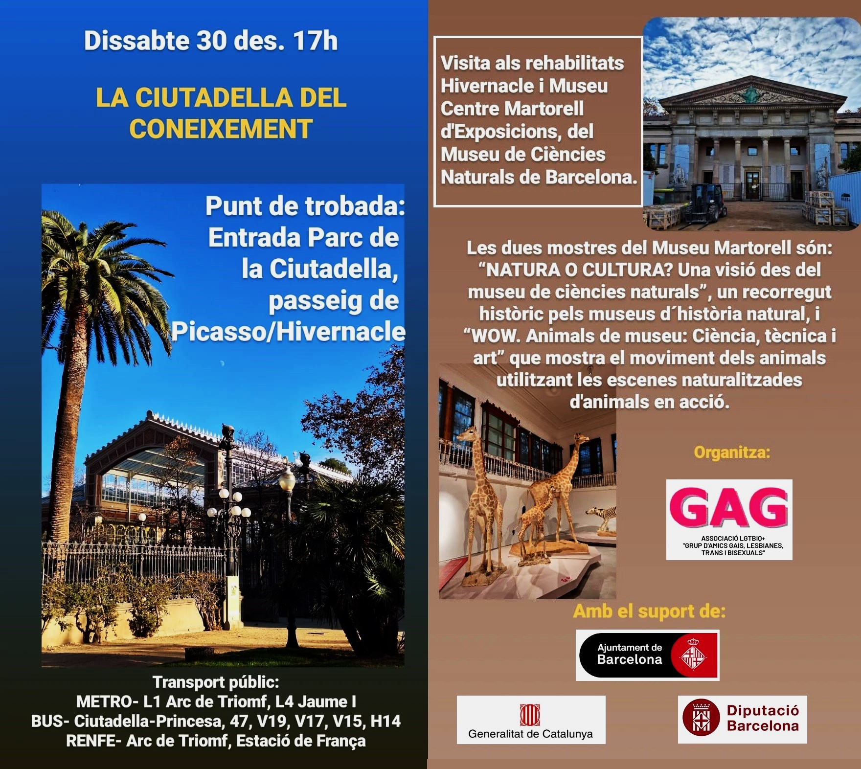 Dissabte, 30 desembre a les 17h: La Ciutadella del Coneixement