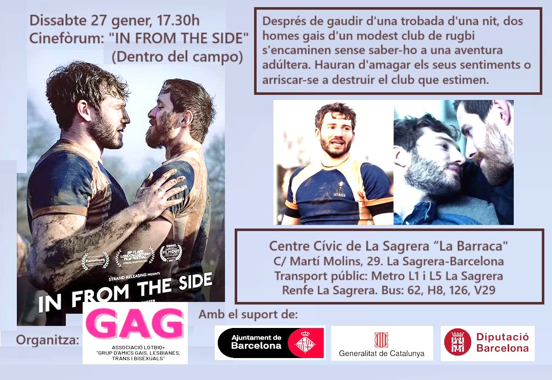 Sábado 27 de enero, 17.30h. Cinefórum: «IN FROM THE SIDE»