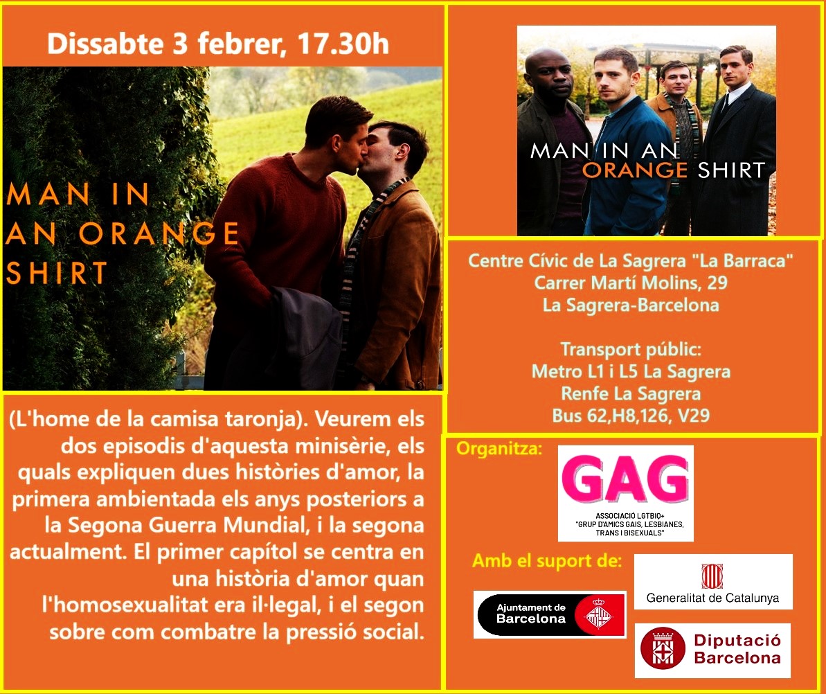 Sábado 3 febrero, 17.30h: ‘Man in a orange shirt’