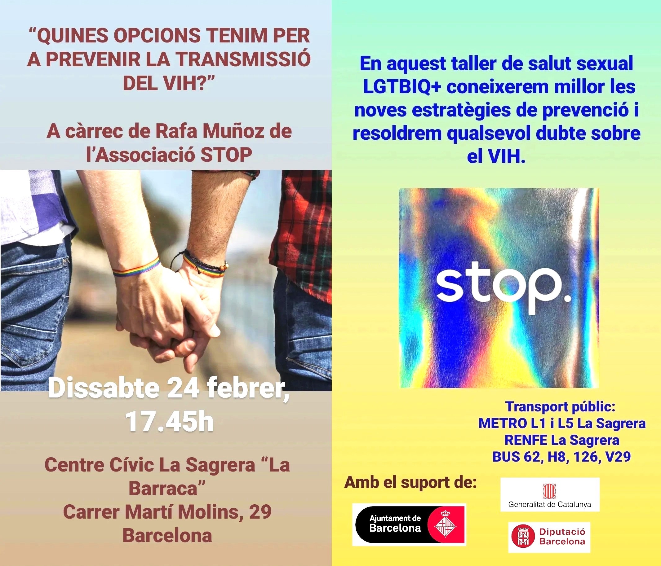 24 de febrero a las 17:45 – Taller sobre salud sexual