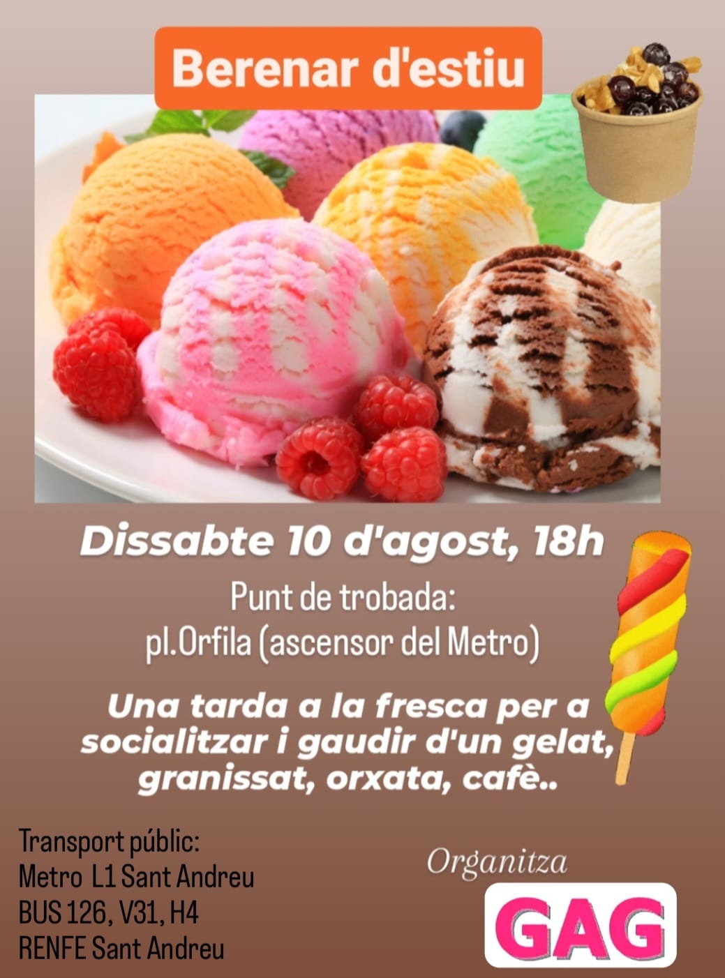 Sábado, 10 de agosto a las 18h: